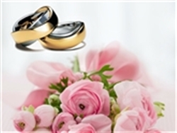 エンゲージリングとブーケ